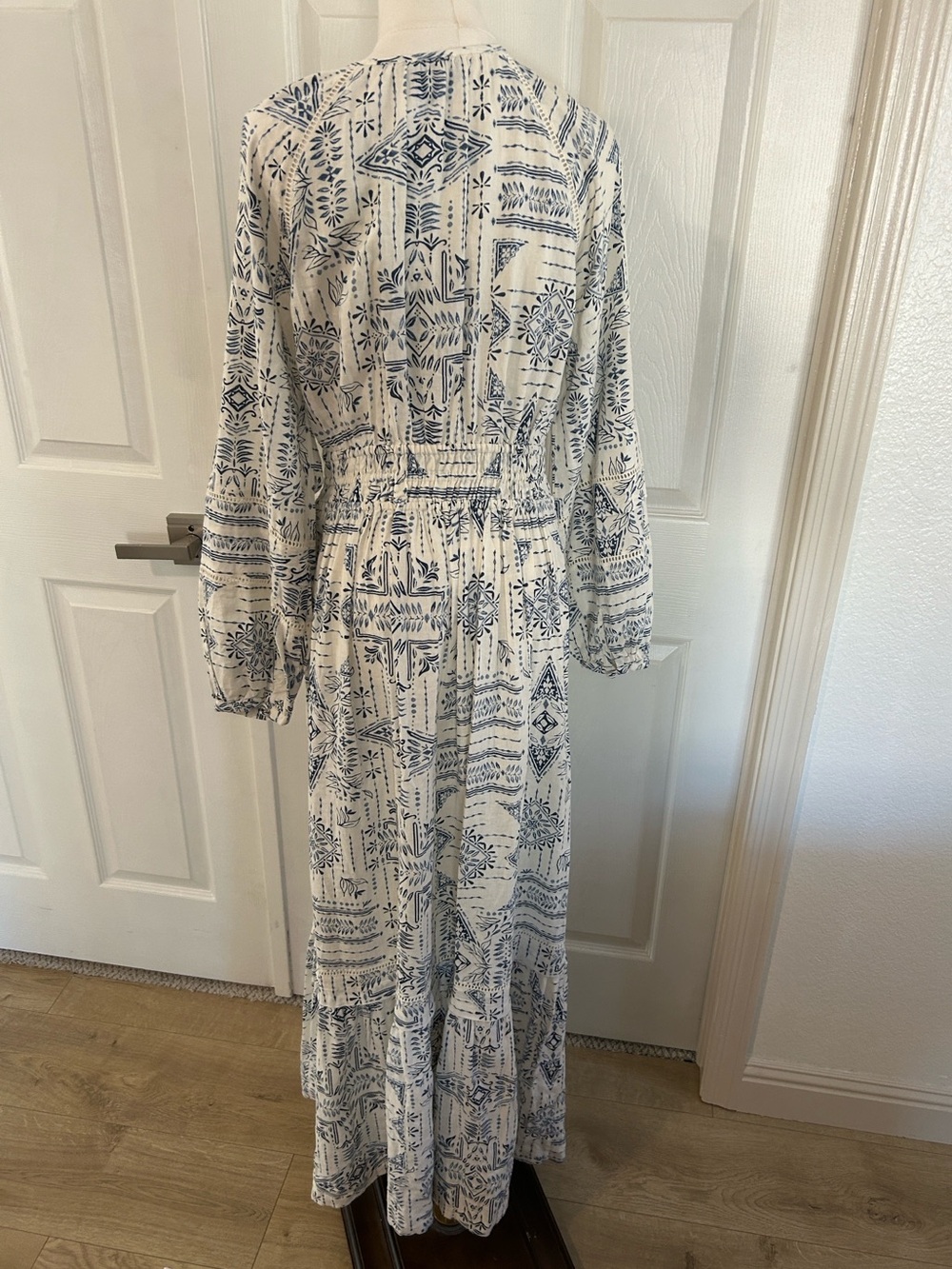 Pendleton WOMEN'S ATHENA MAXI DRESS, Blue Laurel Grove, Size Small, NWOT - Picture 4 of 12